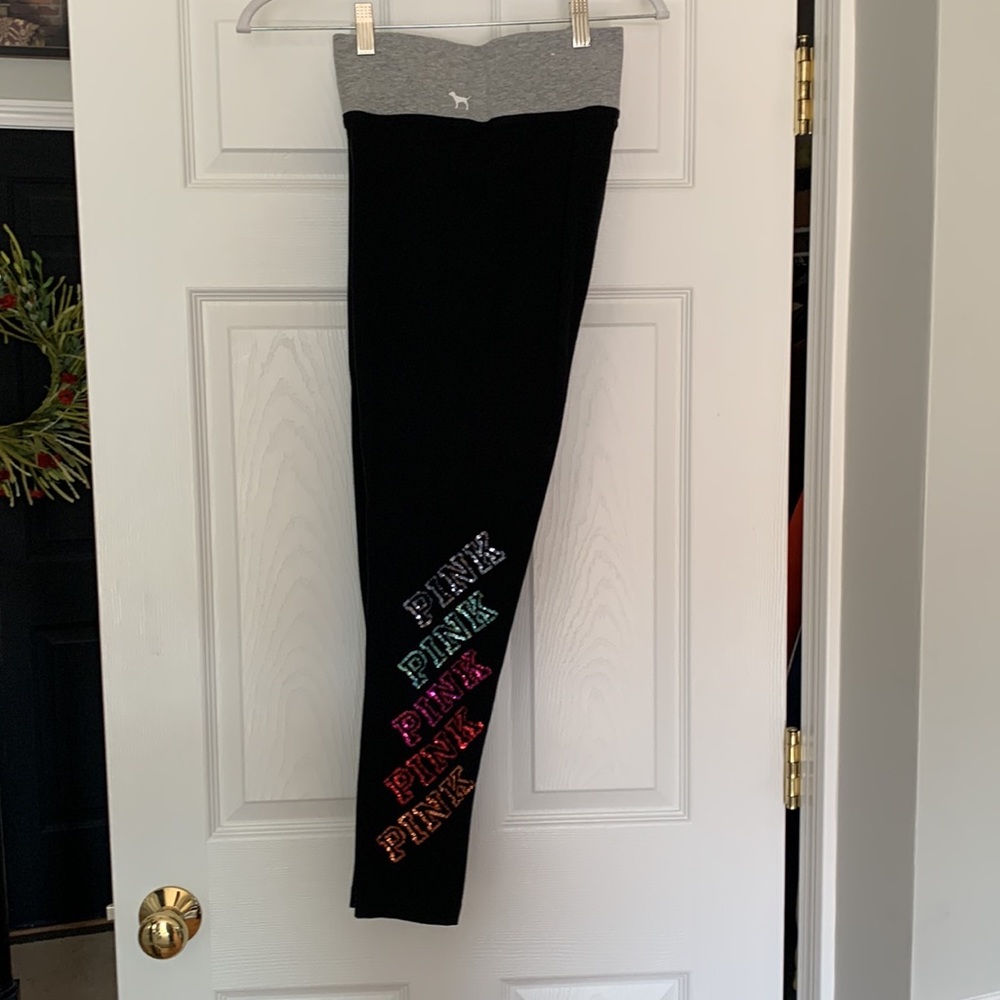 🌸VICTORIAS SECRET PINK YOGA PANTS🌸 - Picture 2 of 6
